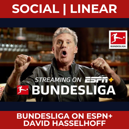 David Hasselhoff on the Bundesliga Launch Campaign 2021