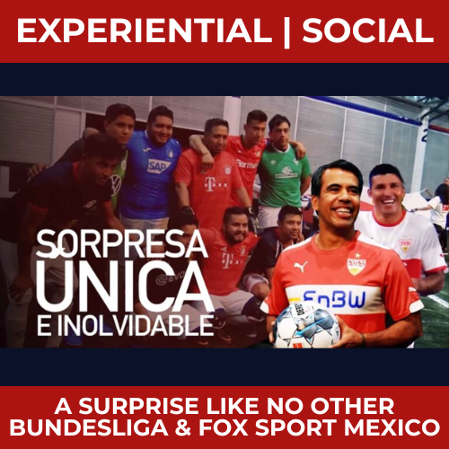 An incredible and unique football surprise in Mexico with the Bundesliga